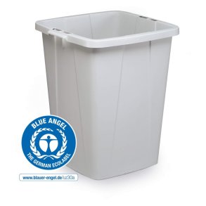Durable Affaldsspand 90 Liter - hndtag - Gr plast ECO