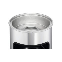 Durable affaldsspand med askebger - 17 liter - Safe slv metal