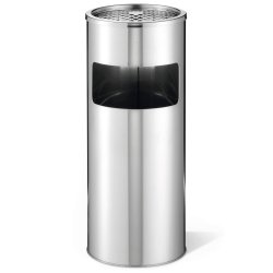 Durable affaldsspand med askebger - 17 liter - Rustfri stl