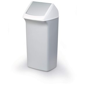 Durable Affaldsspand flip 40 Liter - vippelg - gr plast