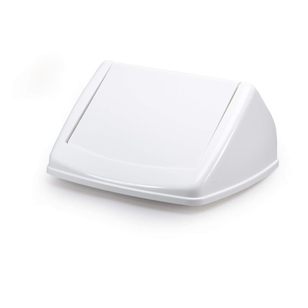 Durable Affaldsspand flip 40 Liter - vippelg - hvid plast