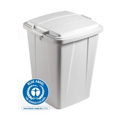 Durable Lg til affaldsspand 90 liter - hndtag - gr plast ECO