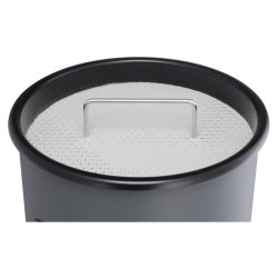 Durable affaldsspand med askebger - 17 liter - sort metal