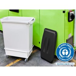 Durable Affaldsspand 60 Liter - hndtag - gr plast ECO