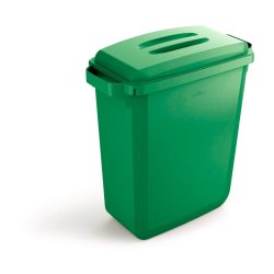 Durable Affaldsspand 60 Liter - hndtag - grn plast