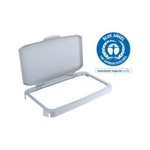 Durable Lg til Affaldsspand 60 liter - hngslet - gr plast