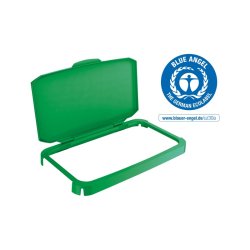 Durable Lg til Affaldsspand 60 liter - hngslet - grn plast