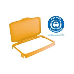 Durable Lg til Affaldsspand 60 liter - hngslet - gul plast