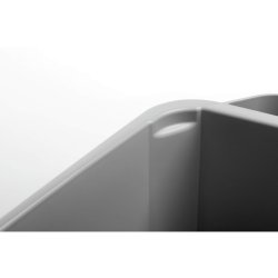 Durable Affaldsspand 60 Liter - hndtag - hvid plast