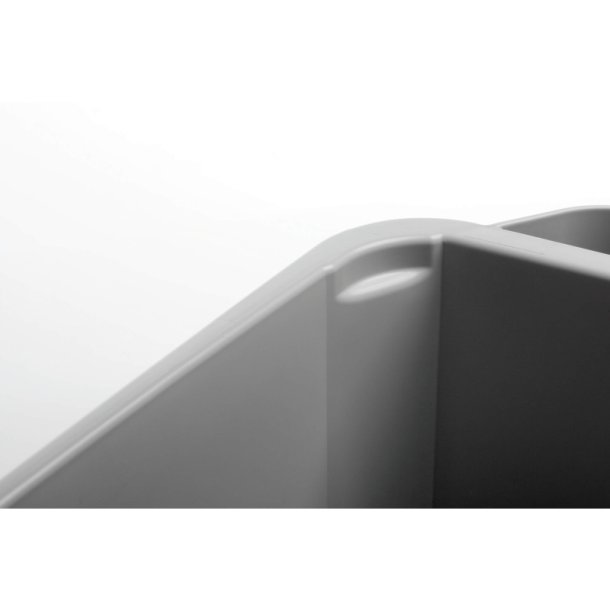 Durable Affaldsspand 60 Liter - hndtag - hvid plast