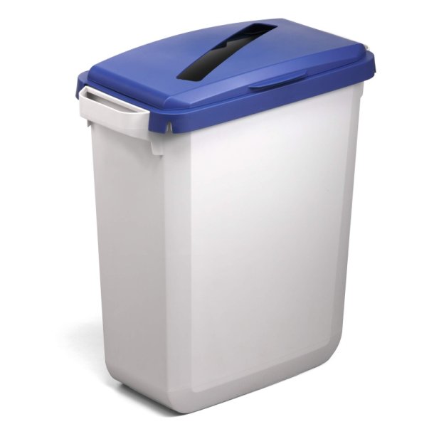 Durable Lg til affaldsspand 60 liter - til papir - bl plast