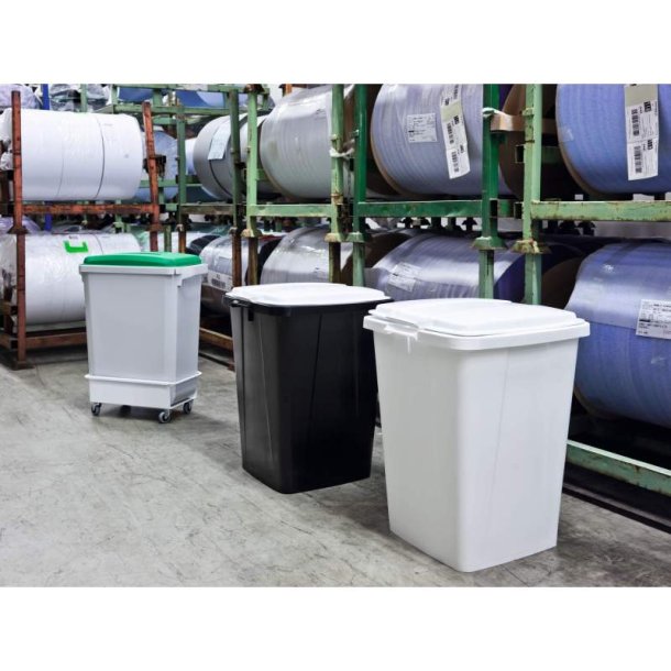 Durable Affaldsspand 90 Liter - hndtag - Grn plast