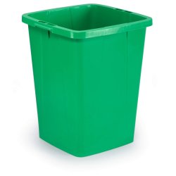 Durable Affaldsspand 90 Liter - hndtag - Grn plast
