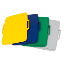 Durable Lg til affaldsspand 90 liter - hndtag - grn plast