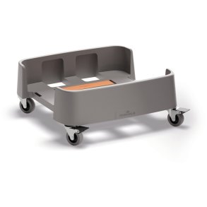 Durable vogn til Affaldsspand - 1 x 90 Liter - gr plast