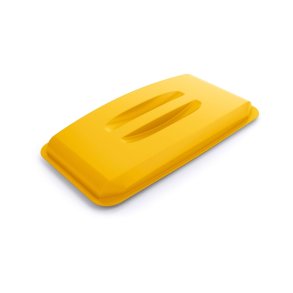 Durable Lg til affaldsspand 60 liter - hndtag - gul plast