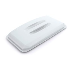 Durable Lg til affaldsspand 60 liter - hndtag - hvid plast