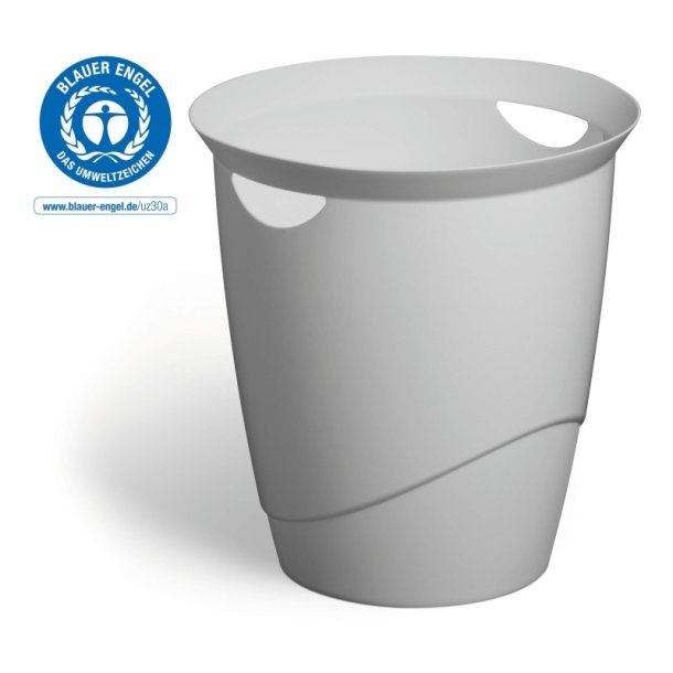 Durable 13 liter Eco papirkurv - gr plast