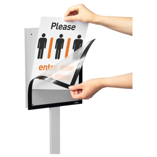 Durable Infostander A3 Basic - indendrs - magnetramme - gr