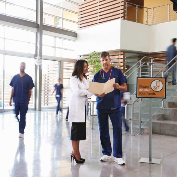 Durable Infostander A3 Basic - indendrs - magnetramme - gr