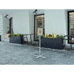 Durable Infostander A3 - udendrs - magnetlomme - gr