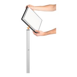 Durable Infostander A3 - udendrs - magnetlomme - gr