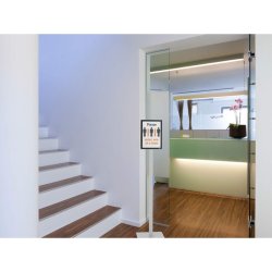 Durable Infostander A4 Basic - indendrs - magnetramme - gr