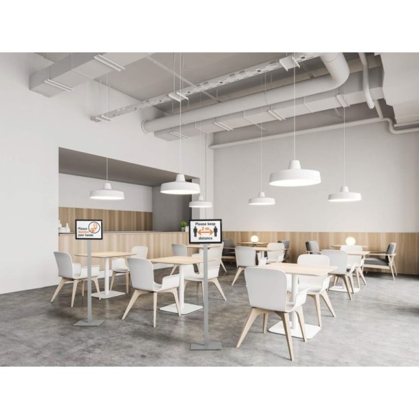 Durable Infostander A4 Basic - indendrs - magnetramme - gr