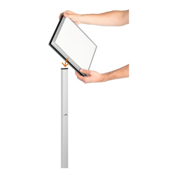 Durable Infostander A4 - udendrs - magnetlomme - gr