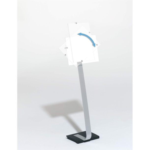 Durable Infostander A3 Crystal Sign - indendrs - teleskop - gr