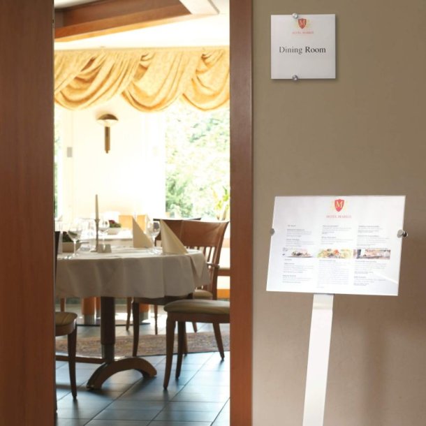 Durable Infostander A3 Crystal Sign - indendrs - teleskop - gr