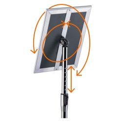 Durable Infostander A4 - indendrs - klikramme - slv