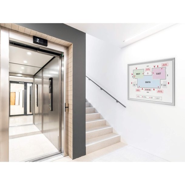 Durable Klikramme A1 Aluminium - slv