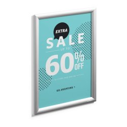 Durable Klikramme A3 Aluminium - slv