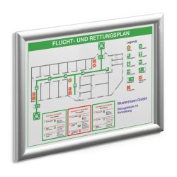 Durable Klikramme A3 Aluminium - slv