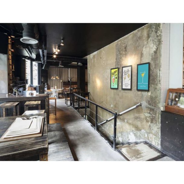 Durable Klikramme A3 Aluminium - sort