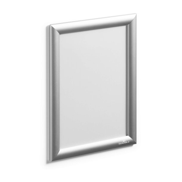 Durable Klikramme A4 Aluminium - slv