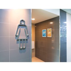 Durable Klikramme A4 Aluminium - slv