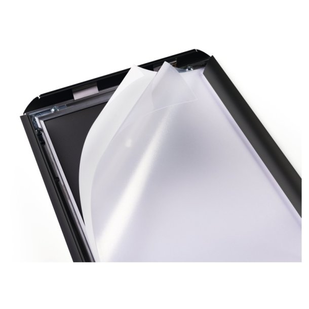 Durable Klikramme A5 Aluminium - Sort