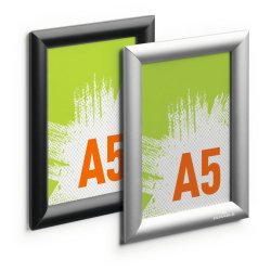 Durable Klikramme A5 Aluminium - Sort