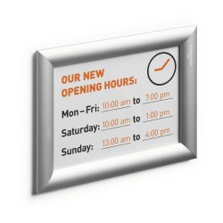 Durable Klikramme A5 Aluminium - Slv