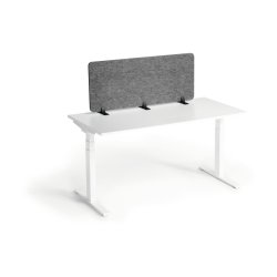 Durable foldbare lyddmpende skrmvg - 120 cm mrkegr filt