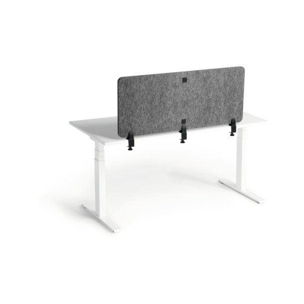 Durable foldbare lyddmpende skrmvg - 120 cm mrkegr filt