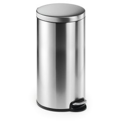 Durable 30 liter pedalspand - Softclose - rustfri stl