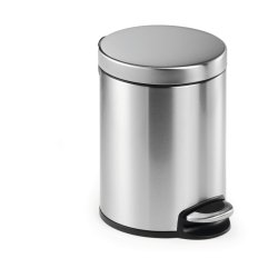 Durable 5 liter pedalspand - Softclose - rustfri stl