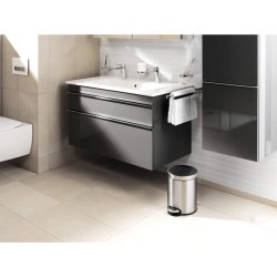 Durable 5 liter pedalspand - Softclose - rustfri stl