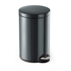 Durable 12 liter pedalspand - Softclose - sort metal