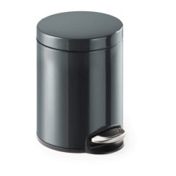 Durable 5 liter pedalspand - Softclose - sort metal