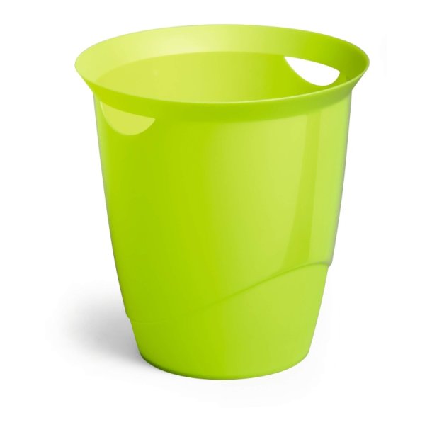 Durable 16 liter Trend papirkurv - grn plast