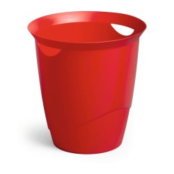 Durable 16 liter Trend papirkurv - rd plast